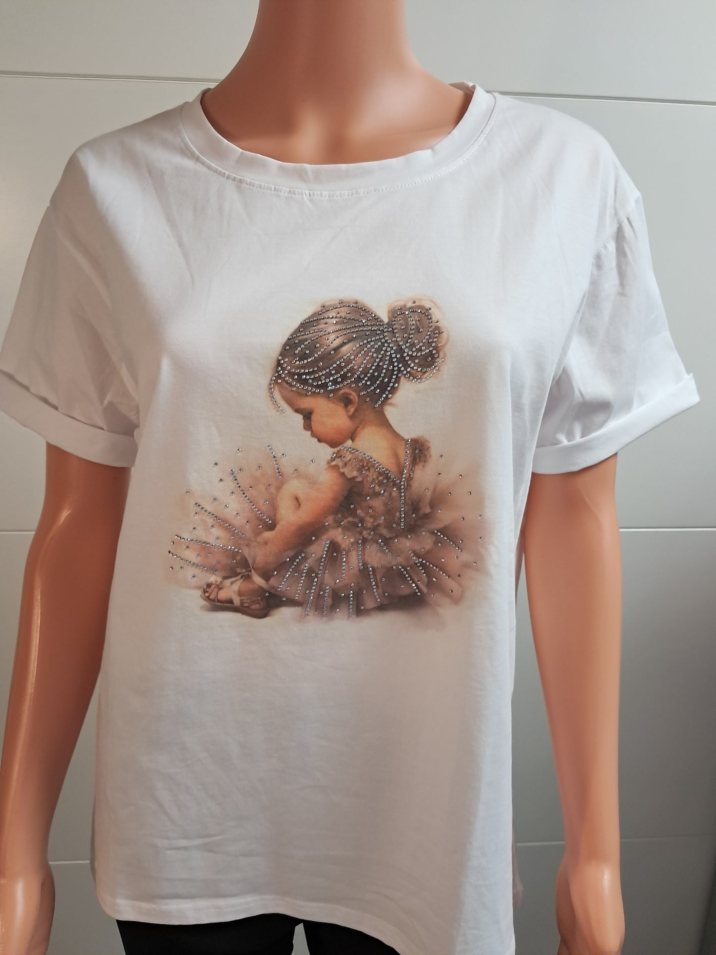 Fashion T-Shirt Mädchen bis 38 tragbar