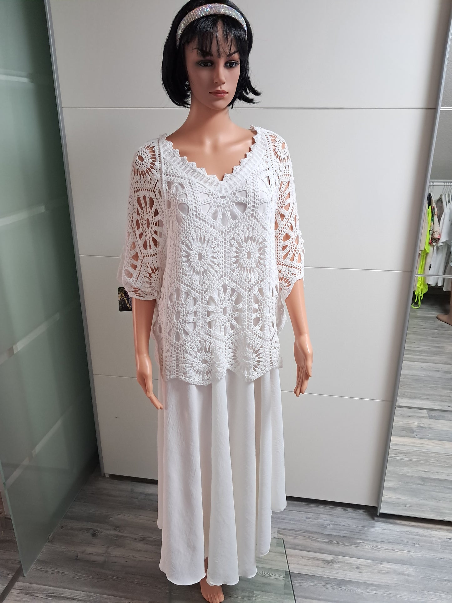 Bodenlanges Träger Sommerkleid bis 48/50 tragbar