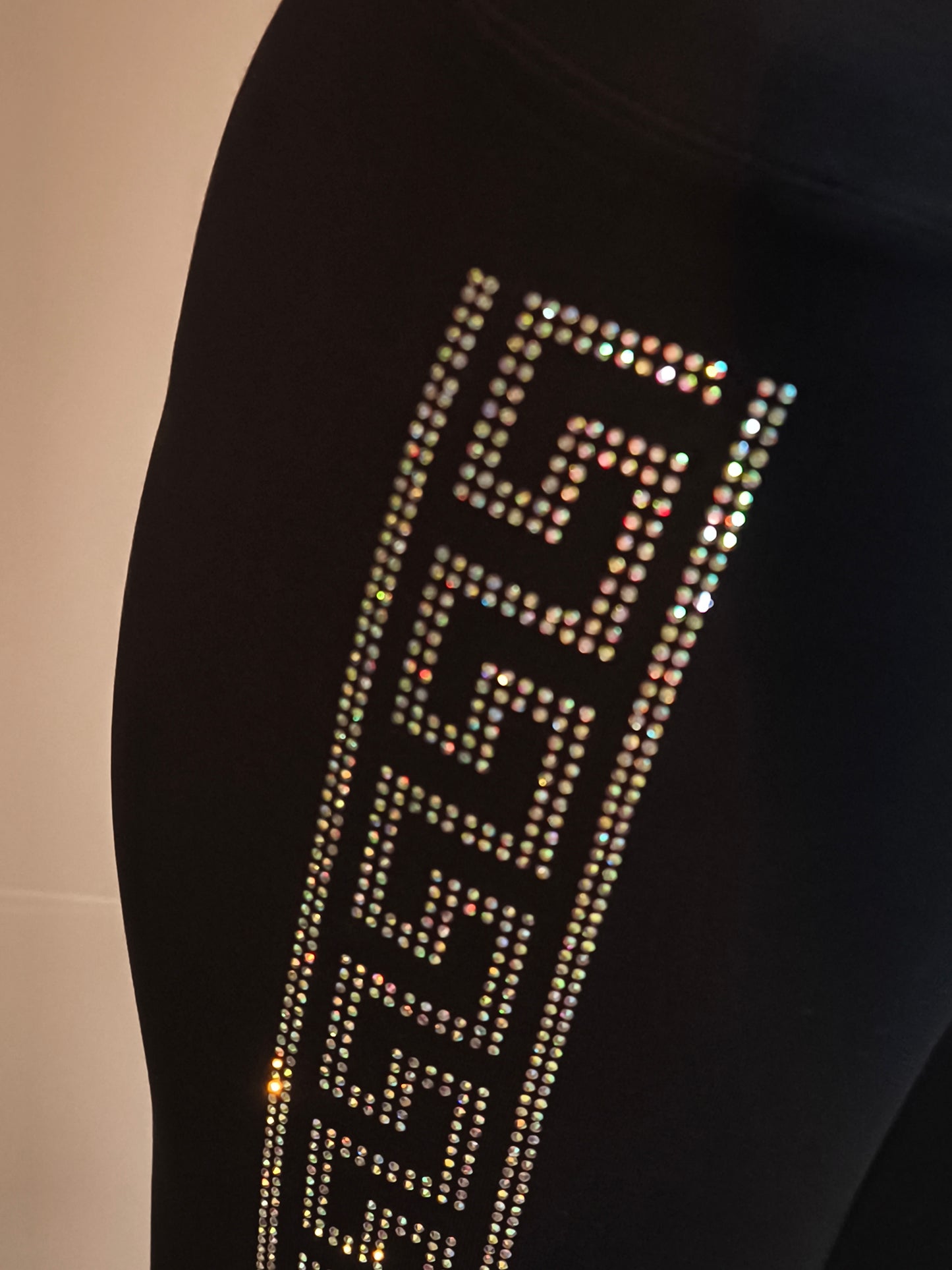 Leggings mit Strassmuster Gr. S