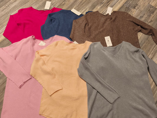 Feinstrick Wende Pullover