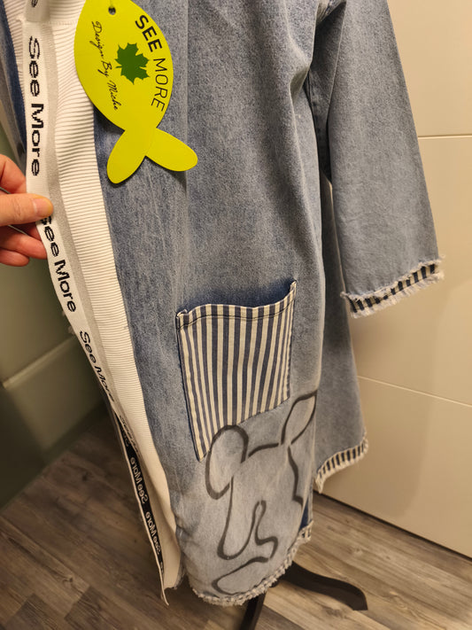 See More Jeans Kapuzen Mantel bis 46/48 tragbar