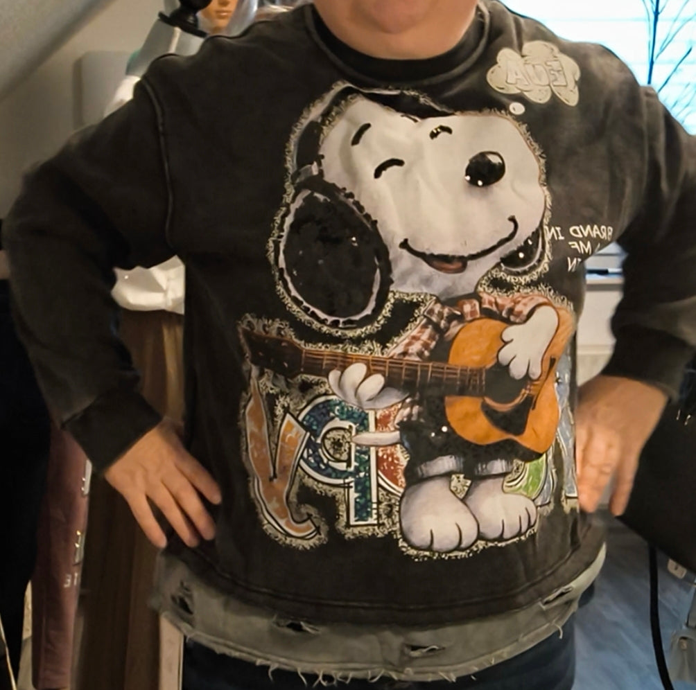 Flauschig weiches Sweatshirt Snoopy