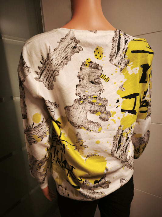 Missy Feinstrick Pullover Frau Motiv