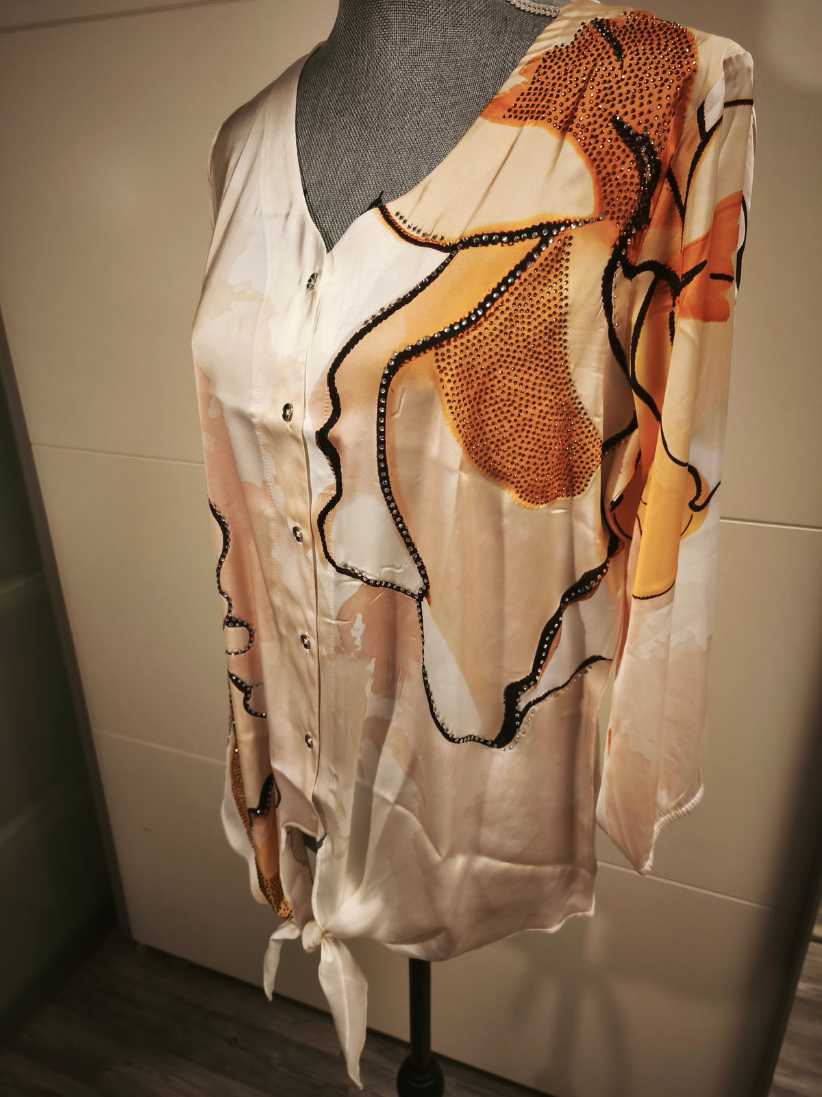 Missy Bluse zum binden S-M