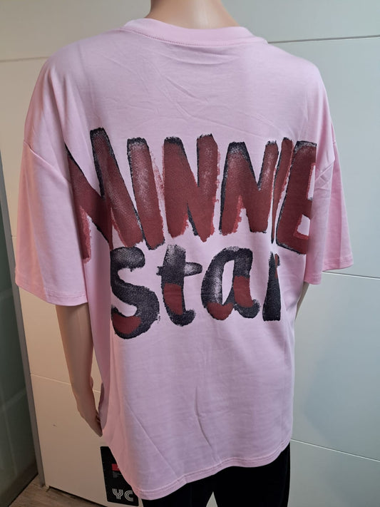 Superschönes Pailletten T-Shirt mit Druck