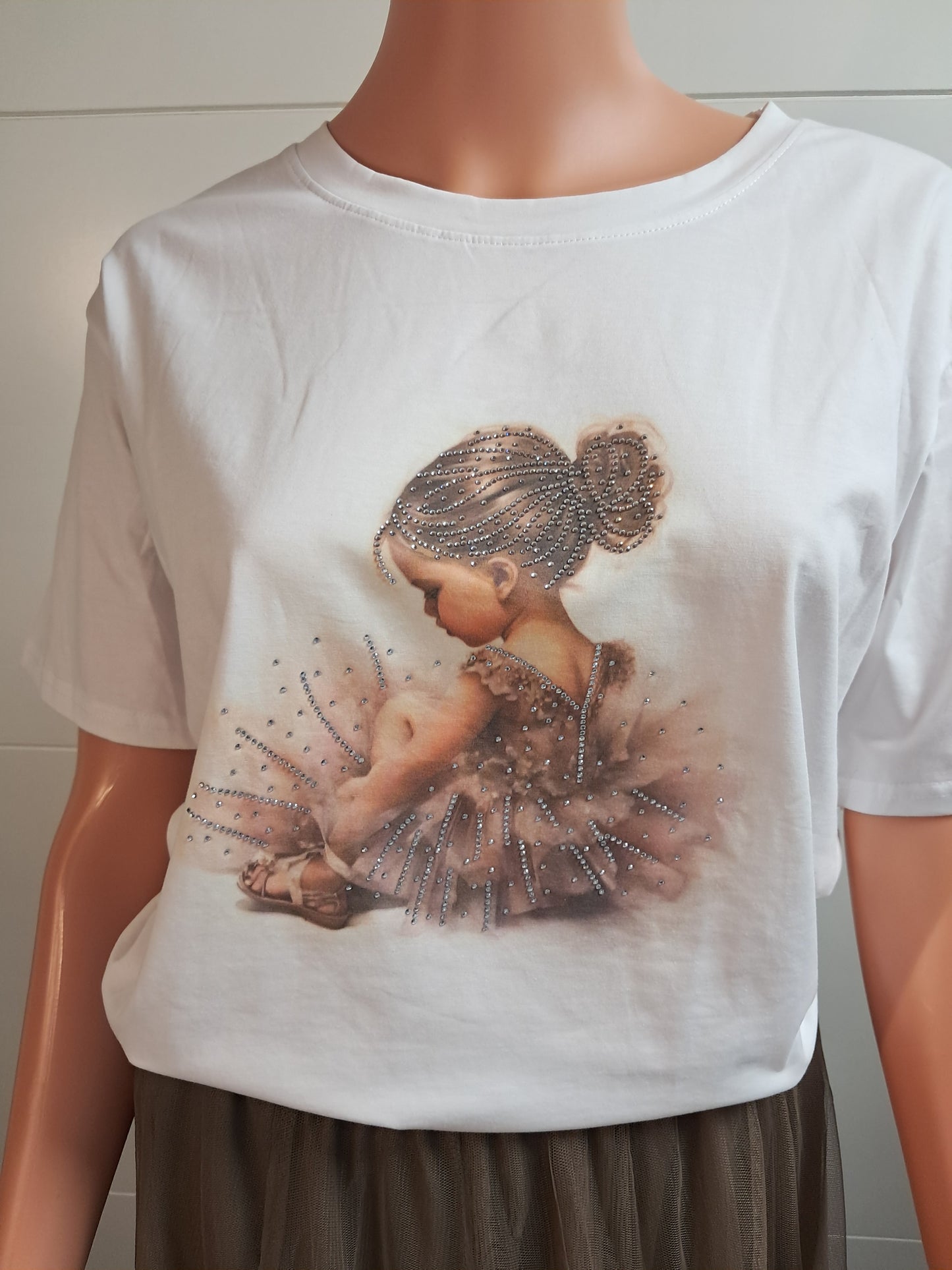 Fashion T-Shirt Mädchen bis 38 tragbar