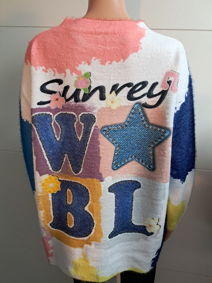 Dicker Strick Pullover Mädchen 44/46 tragbar