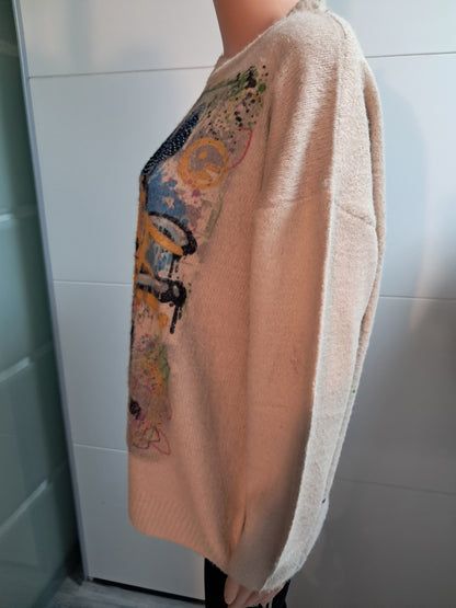 Dicker Strick Pullover Michy bis 44/46 tragbar