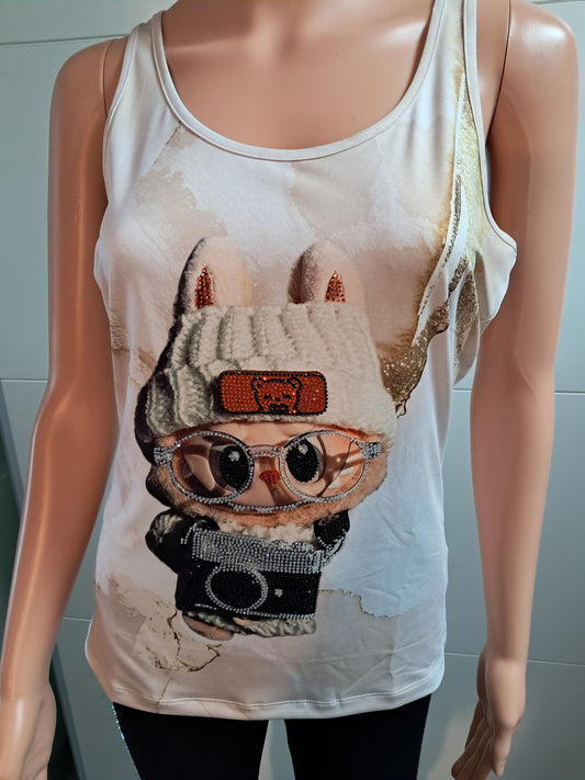 Missy Top Labubu Strass