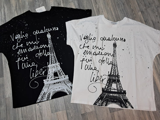 Wit Girl Collection T-Shirt Paris bis Gr. 44 tragbar