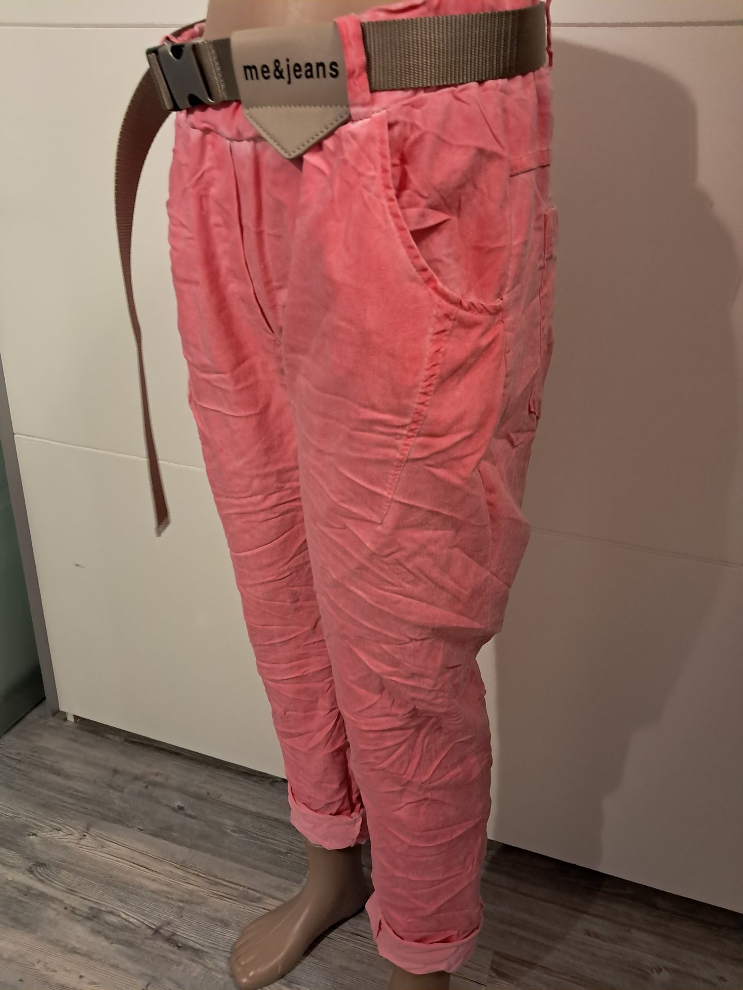 me & Jeans  2 Teilig Hose + Gürtel locker bis Gr. 40 tragbar