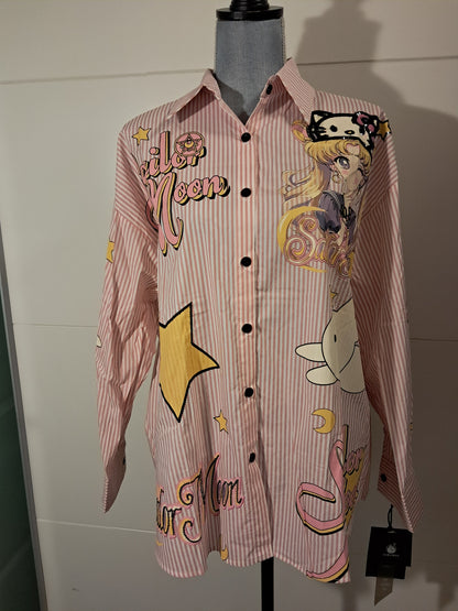 Lumanman Design Sailor Moon Hemd bis  44/46 tragbar