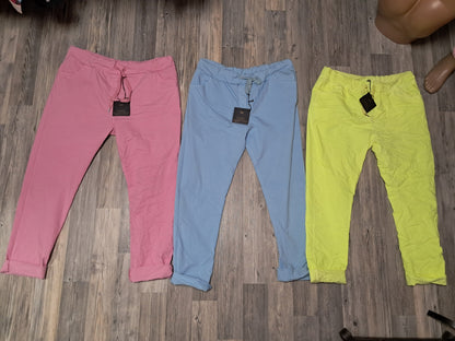 Stretch Hosen mit Rundum Gummizug bis Gr. 44/46 tragbar