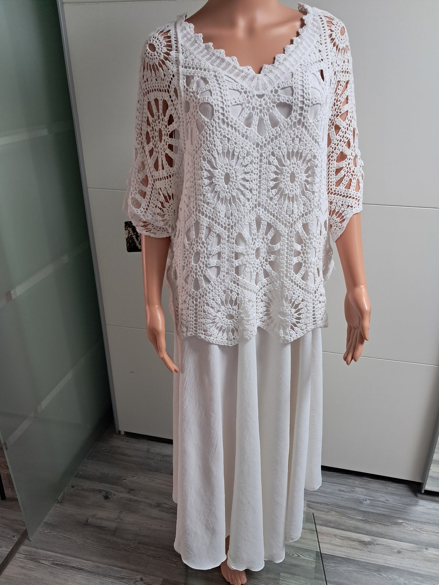 Bodenlanges Träger Sommerkleid bis 48/50 tragbar
