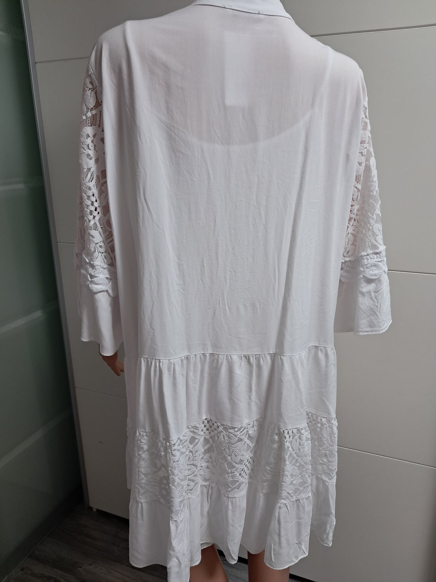 Sommerkleid mit Unterkleid bis 46 tragbar