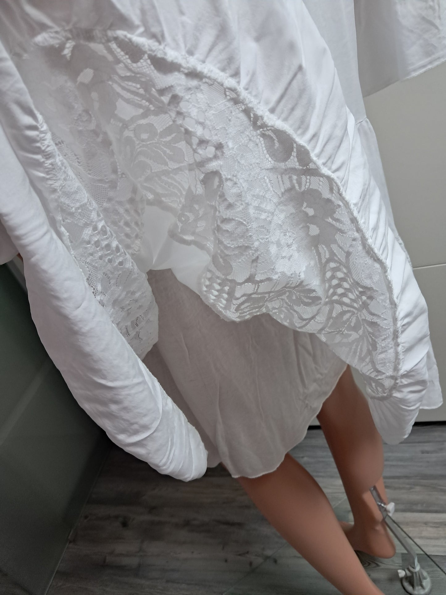Sommerkleid mit Unterkleid bis 46 tragbar
