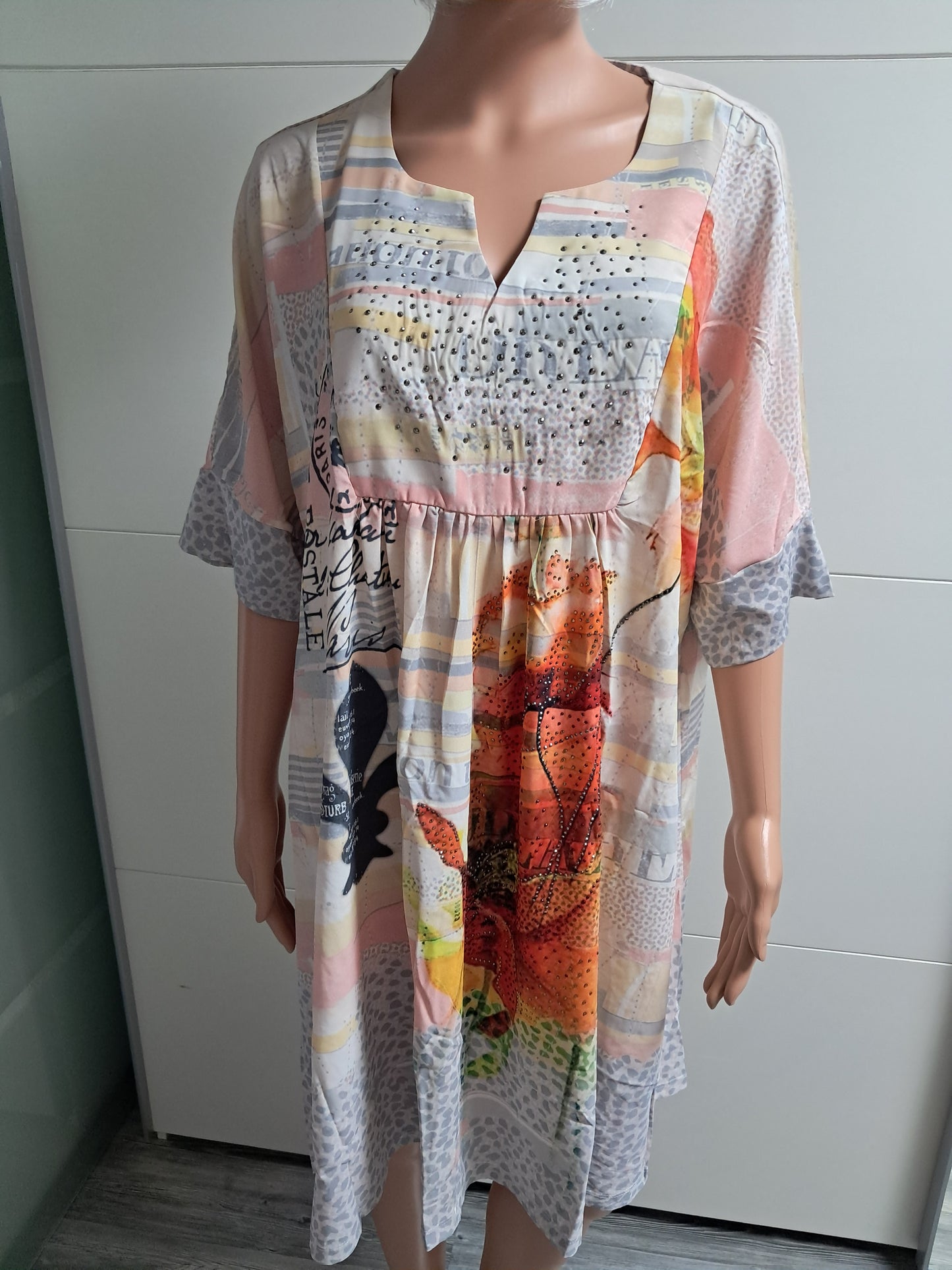 Missy Sommerkleid bis 46 tragbar