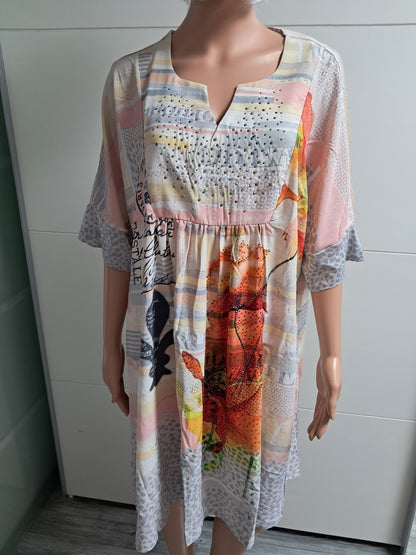 Missy Sommerkleid bis 46 tragbar