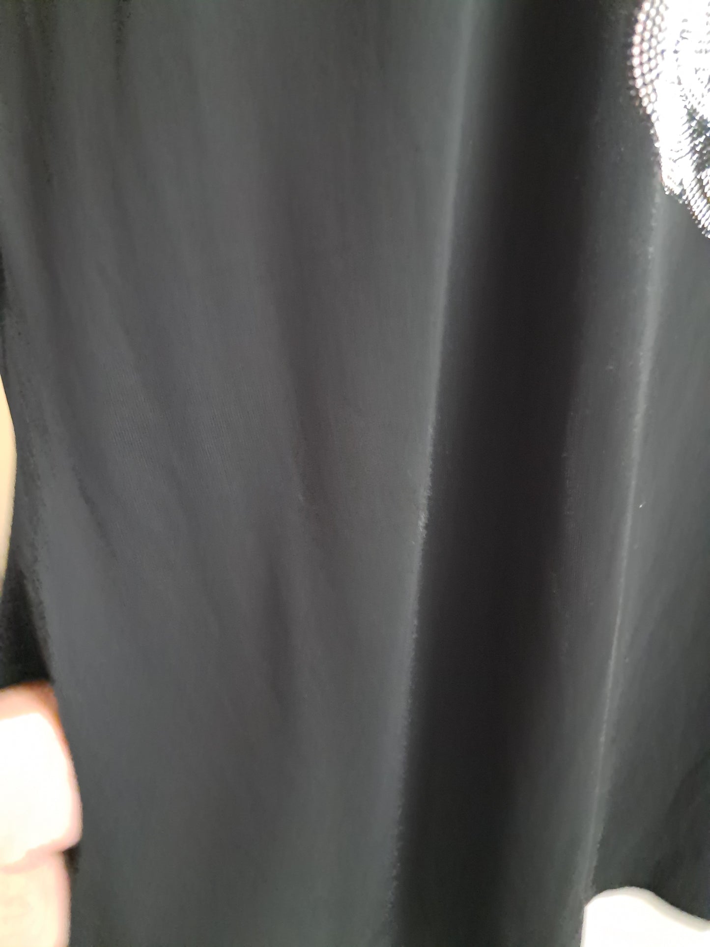 T-Shirt Kleid mit Strass Motiv bis 46 tragbar