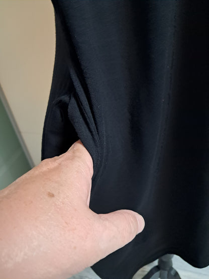 T-Shirt Kleid mit Strass Motiv bis 46 tragbar