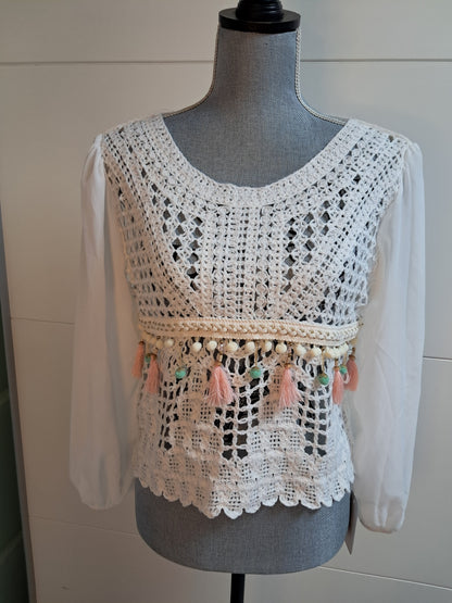 Blusen Strick Mix bis 38 tragbar
