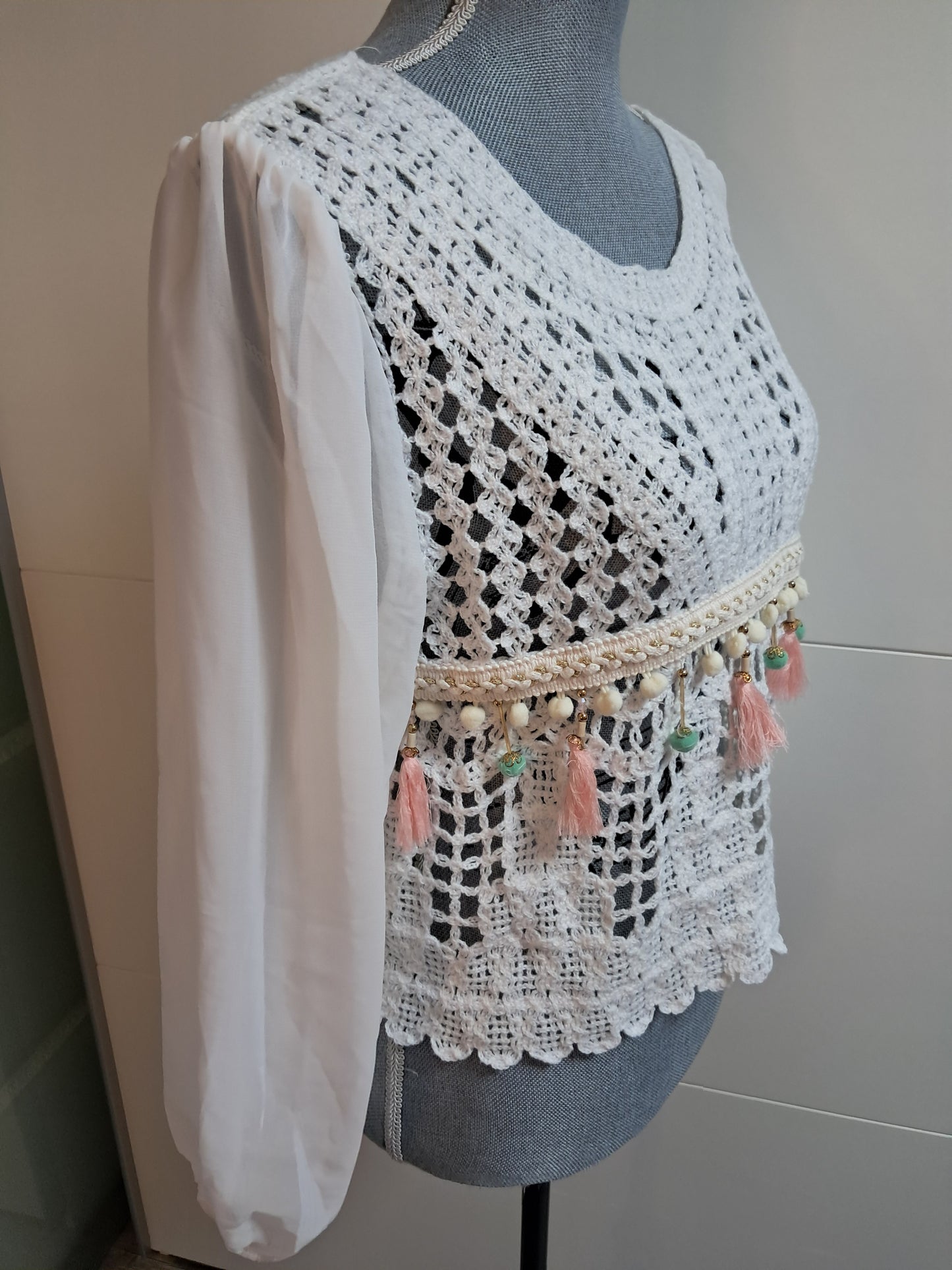 Blusen Strick Mix bis 38 tragbar