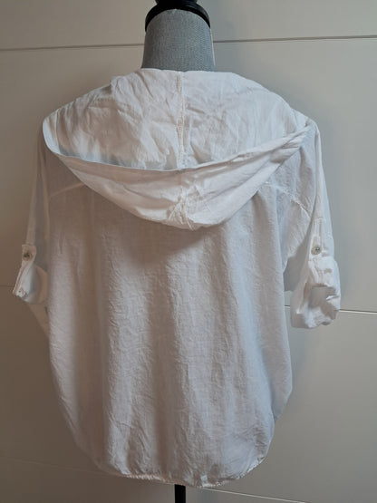 Leichte Sommer Hemd Jacke bis 44 tragbar