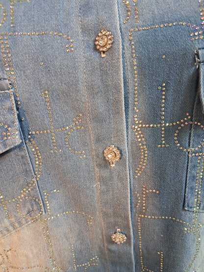 Jeans Hemd und Jeans Hose bis 42 / 44 tragbar