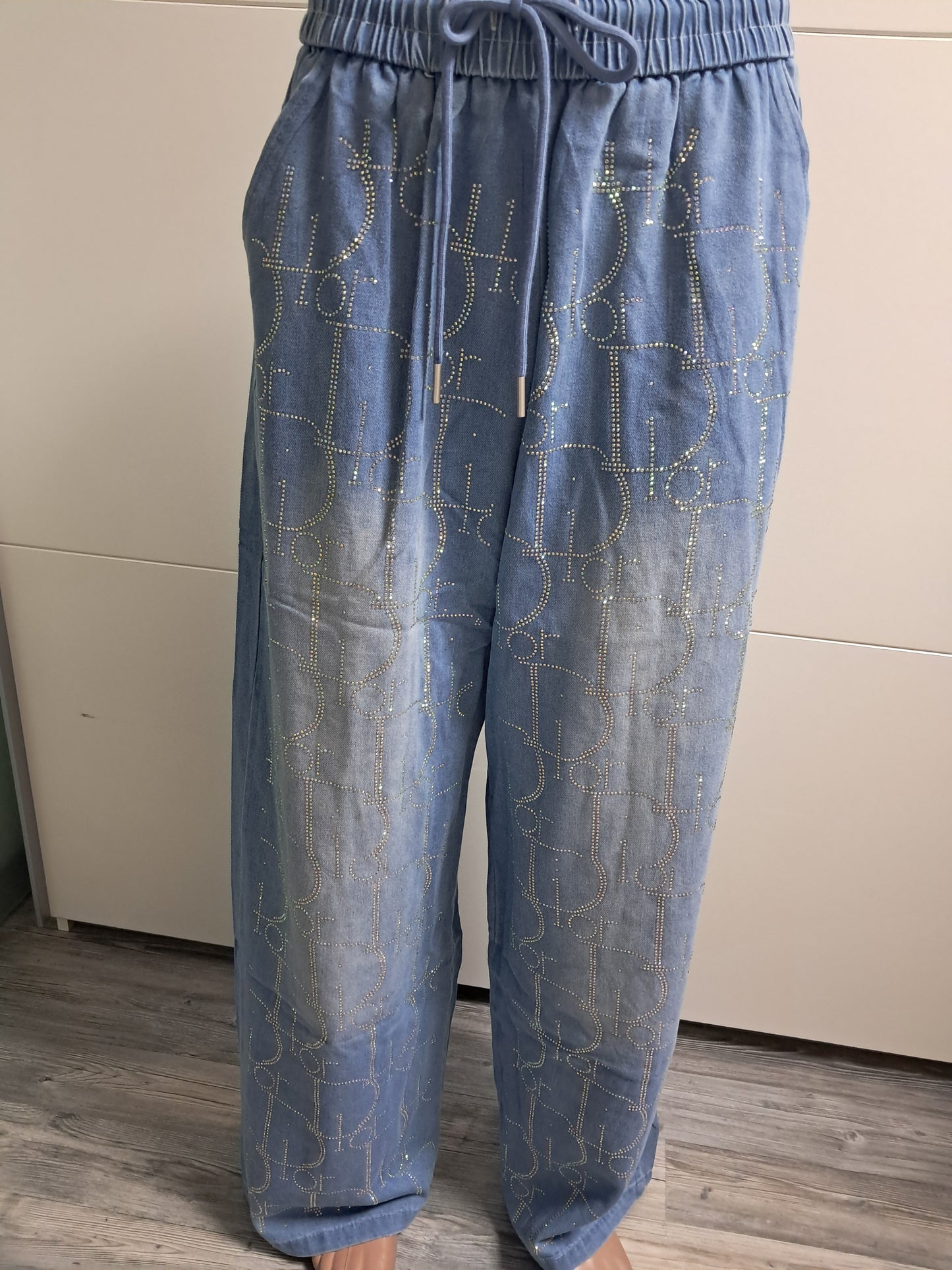 Jeans Hemd und Jeans Hose bis 42 / 44 tragbar