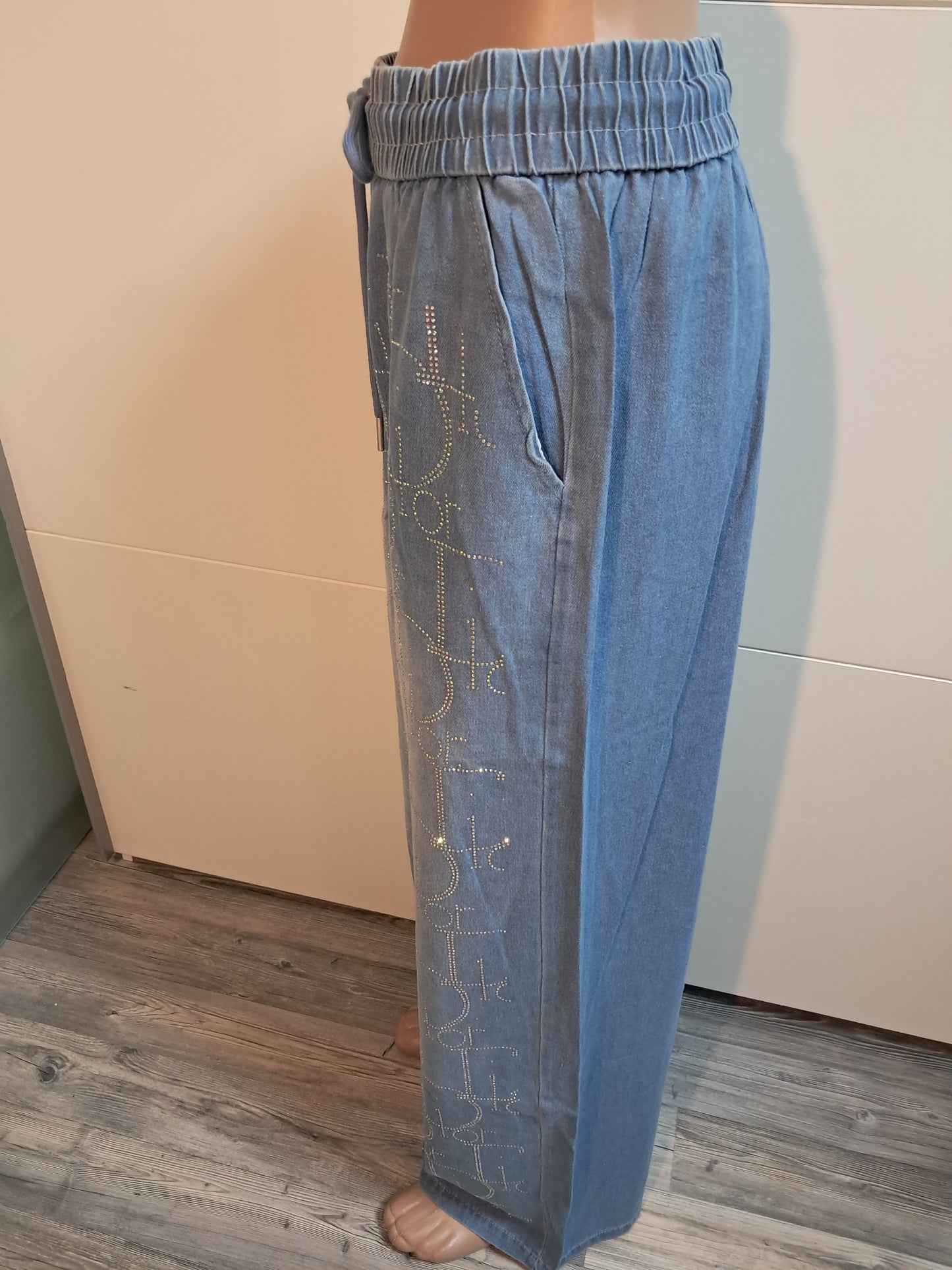Jeans Hemd und Jeans Hose bis 42 / 44 tragbar