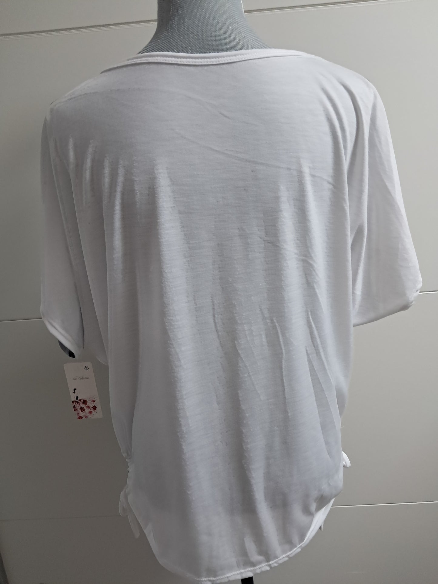 Weiche Viskose T-Shirt mit Motiv bis 46 tragbar