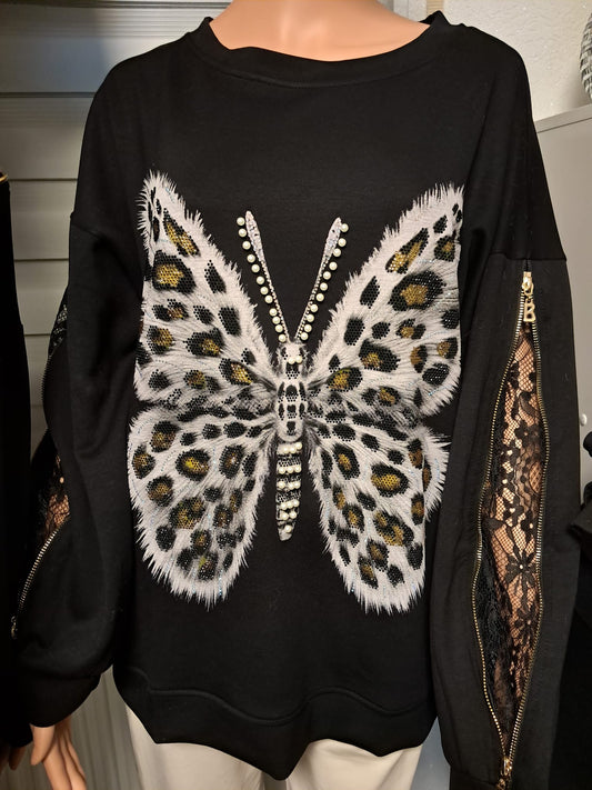 Brilliant Brands Sweatshirt Schmetterling