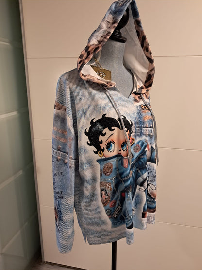 Paparazzi Fashion Feinstrick Kapuzen Pullover