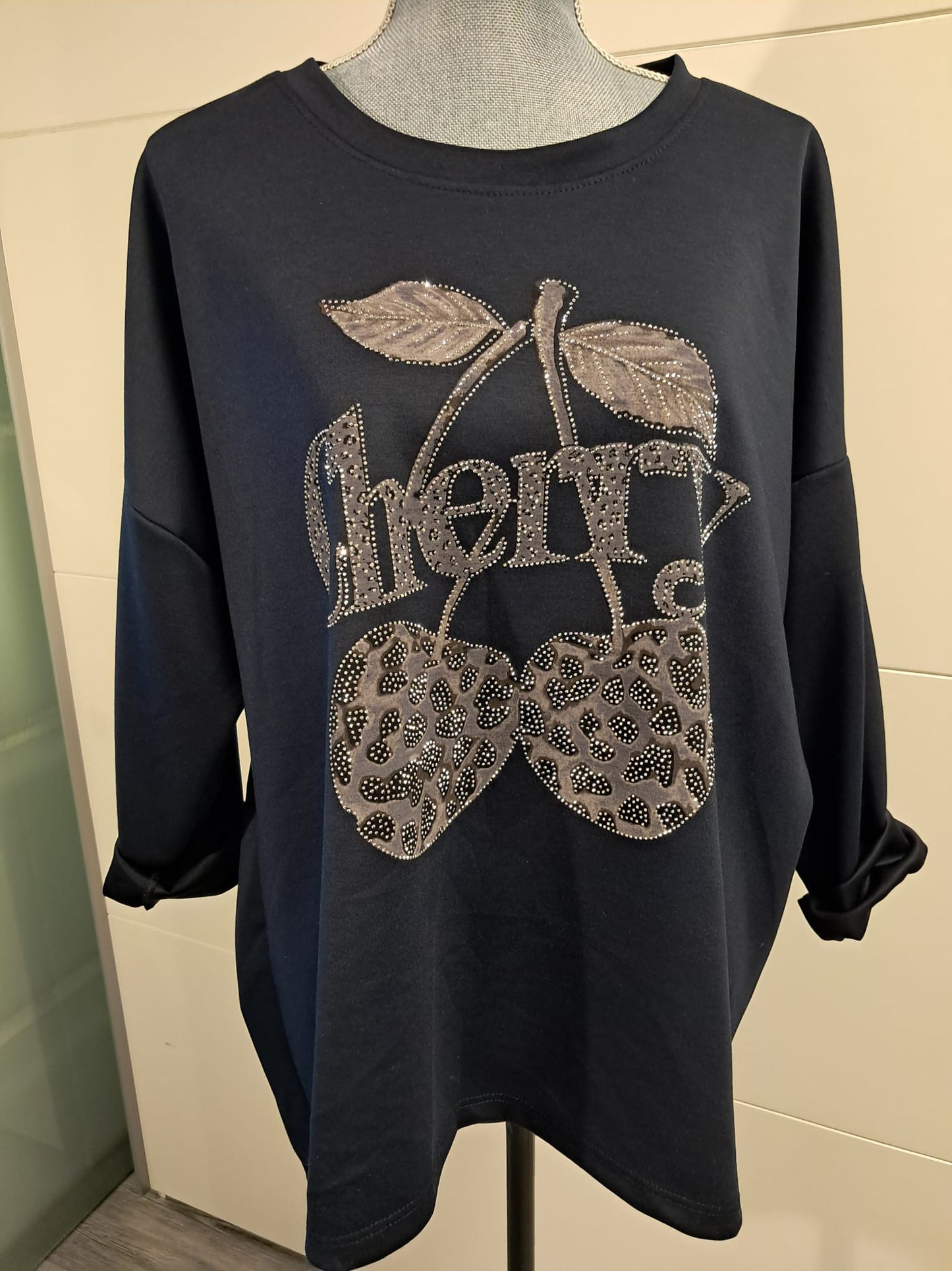 Weicher Long Pullover Sherry