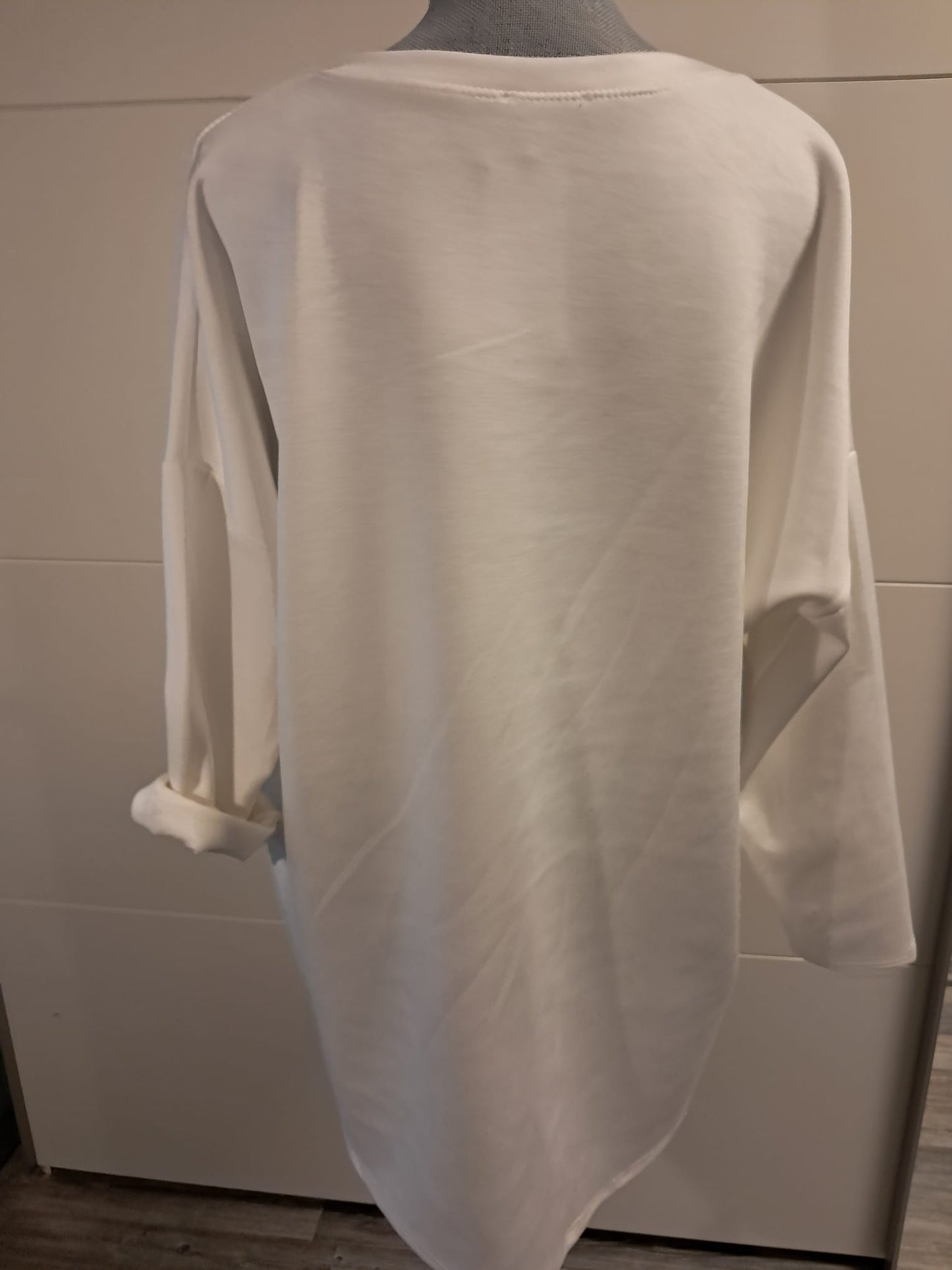 Weicher Long Pullover Sherry