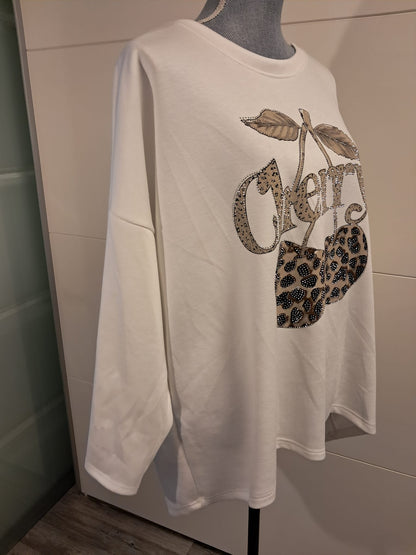 Weicher Long Pullover Sherry