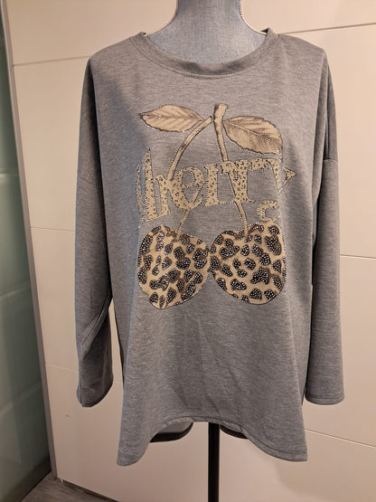 Weicher Long Pullover Sherry