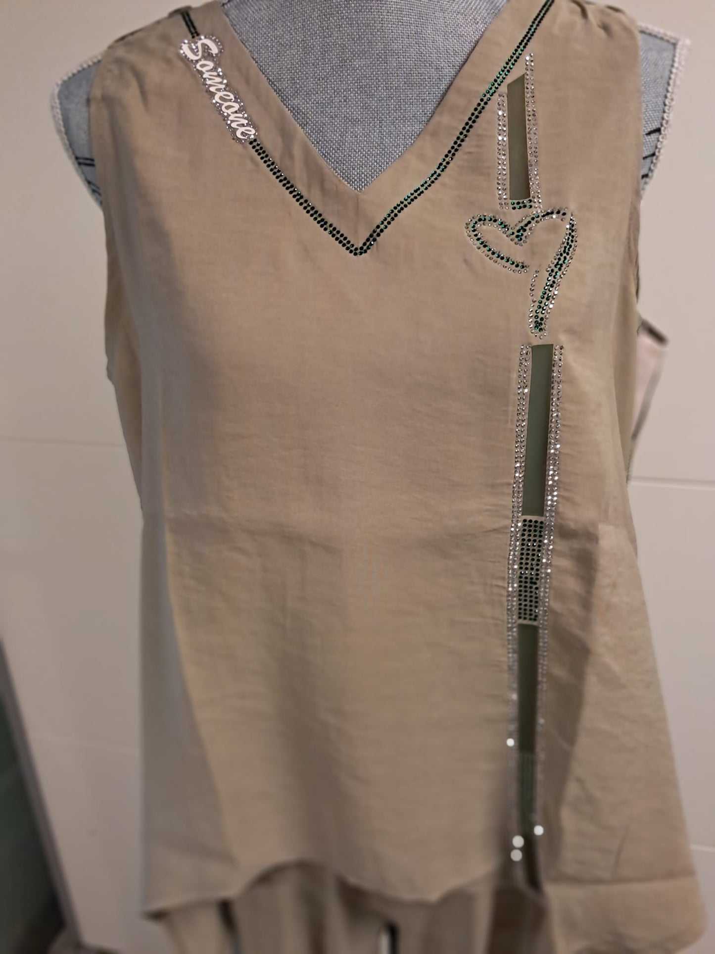 Missy Top mit Strass