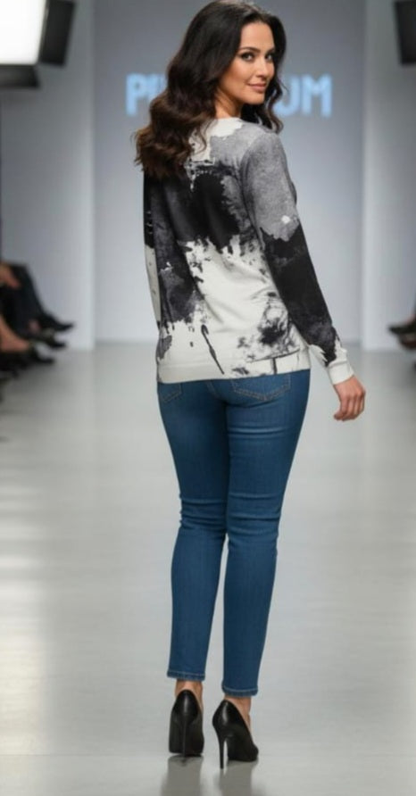 Missy Feinstrick Pullover mit Strass