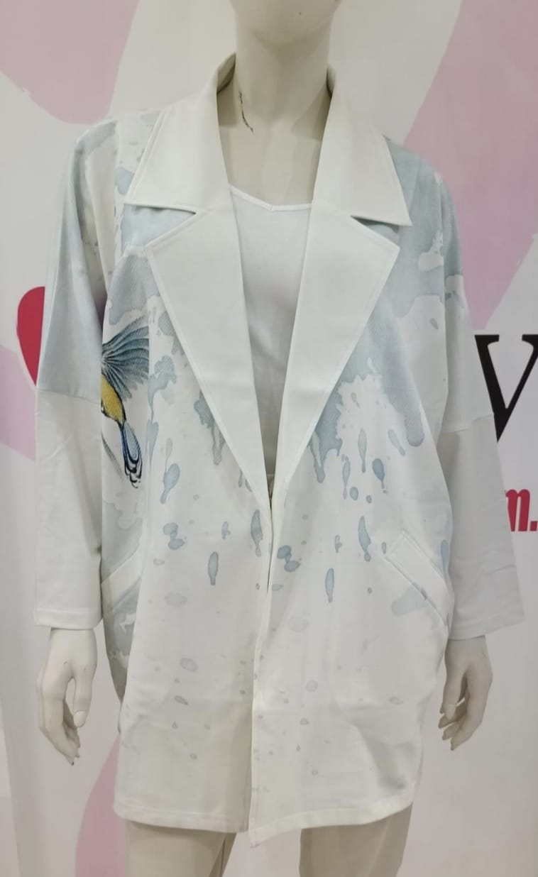 Missy Long Blazer Frau bis 46 tragbar