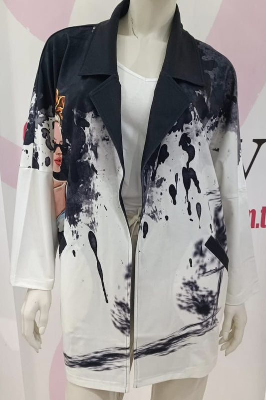 Missy Long Blazer Frau bis 46 tragbar