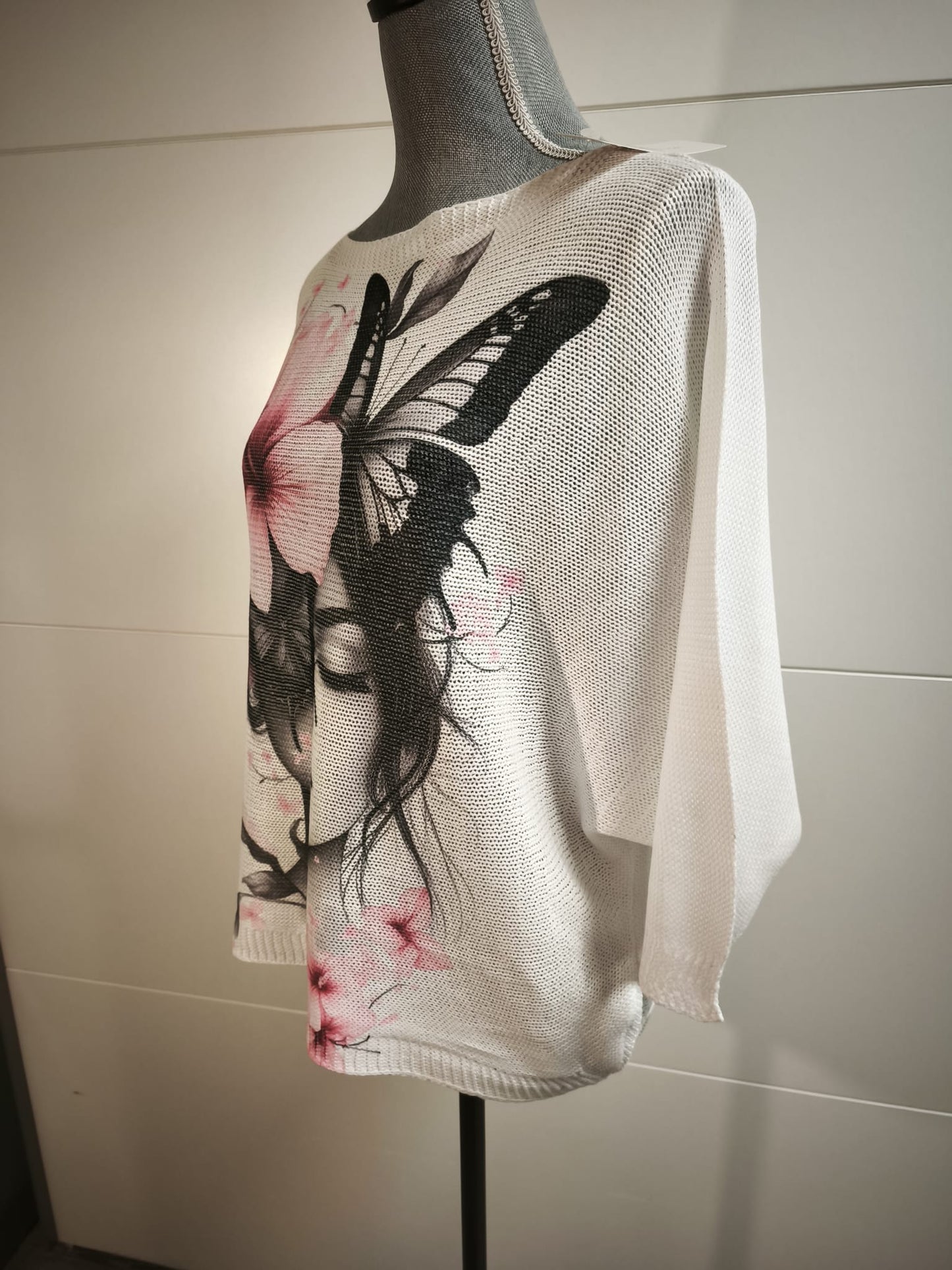 Feinstrick Pullover bis 44 tragbar