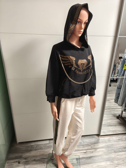 Paparazzi Fashion Kapuzen Sweatshirt