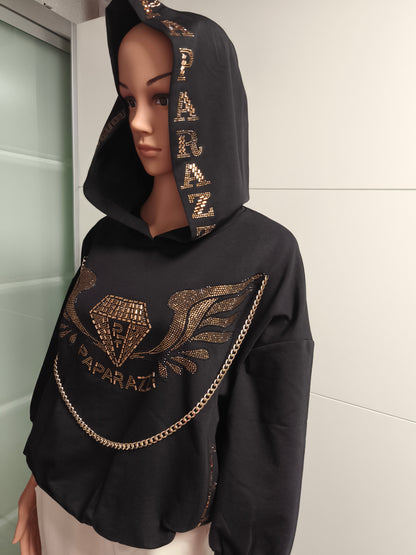 Paparazzi Fashion Kapuzen Sweatshirt