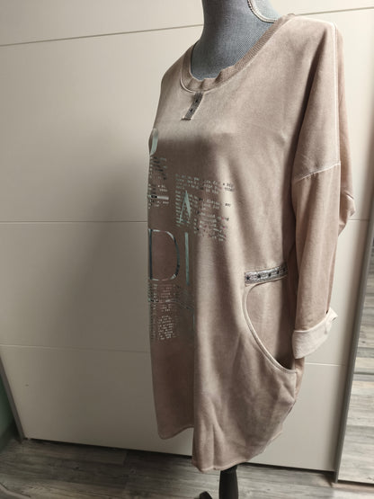 Sweatshirt Kleid