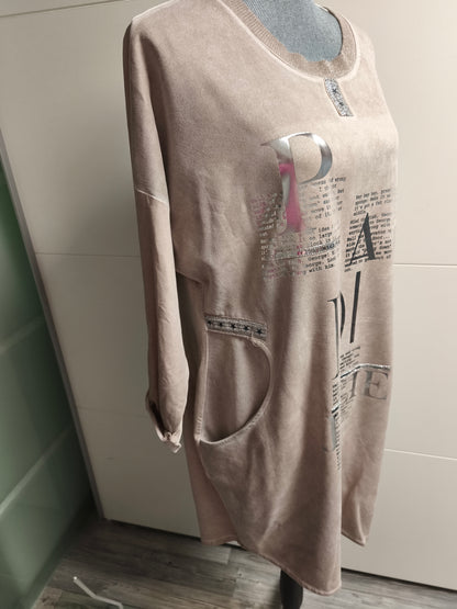Sweatshirt Kleid