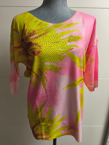 Missy Feinstrick Pullover mit Strass L/XL