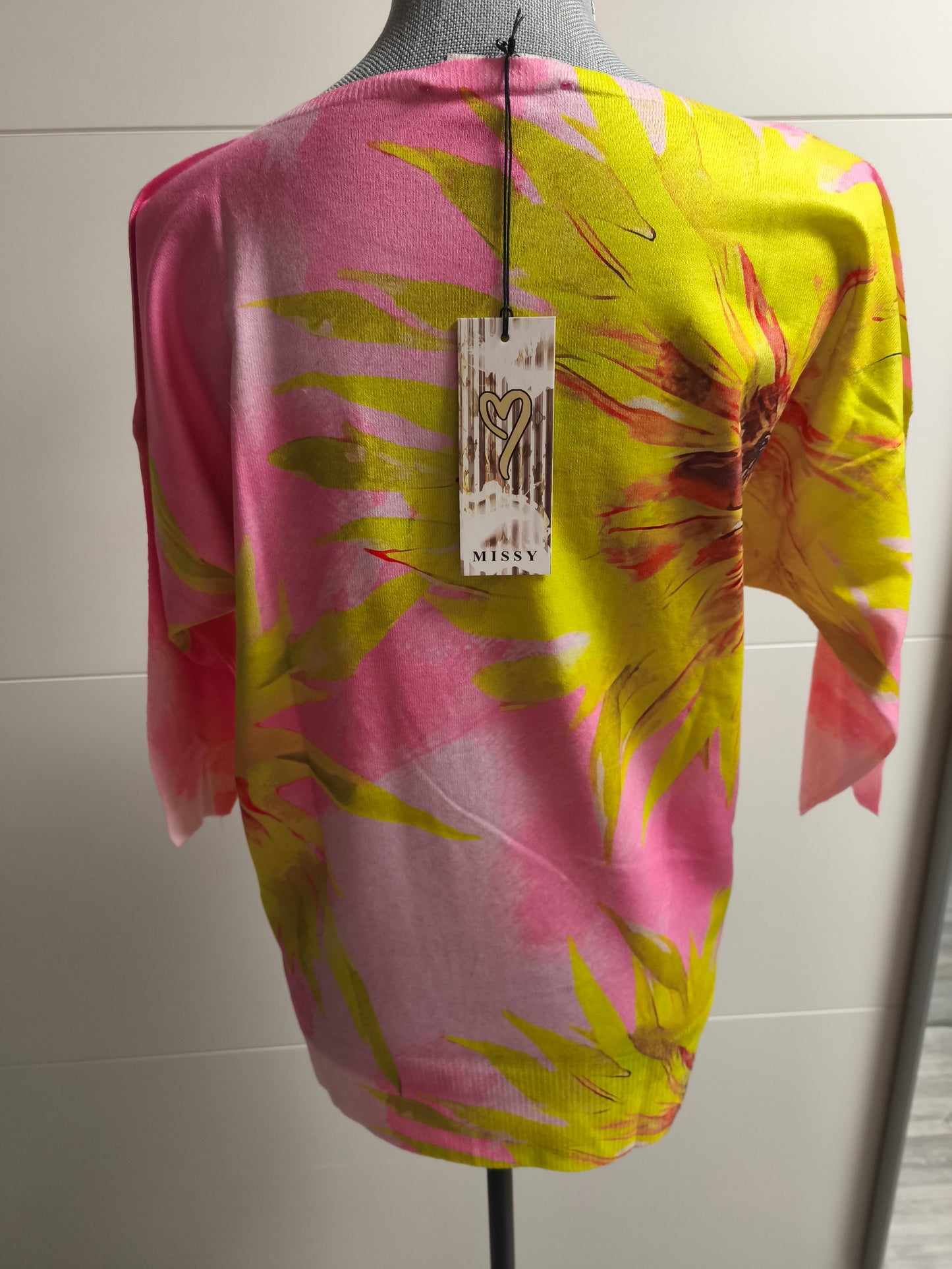 Missy Feinstrick Pullover mit Strass L/XL