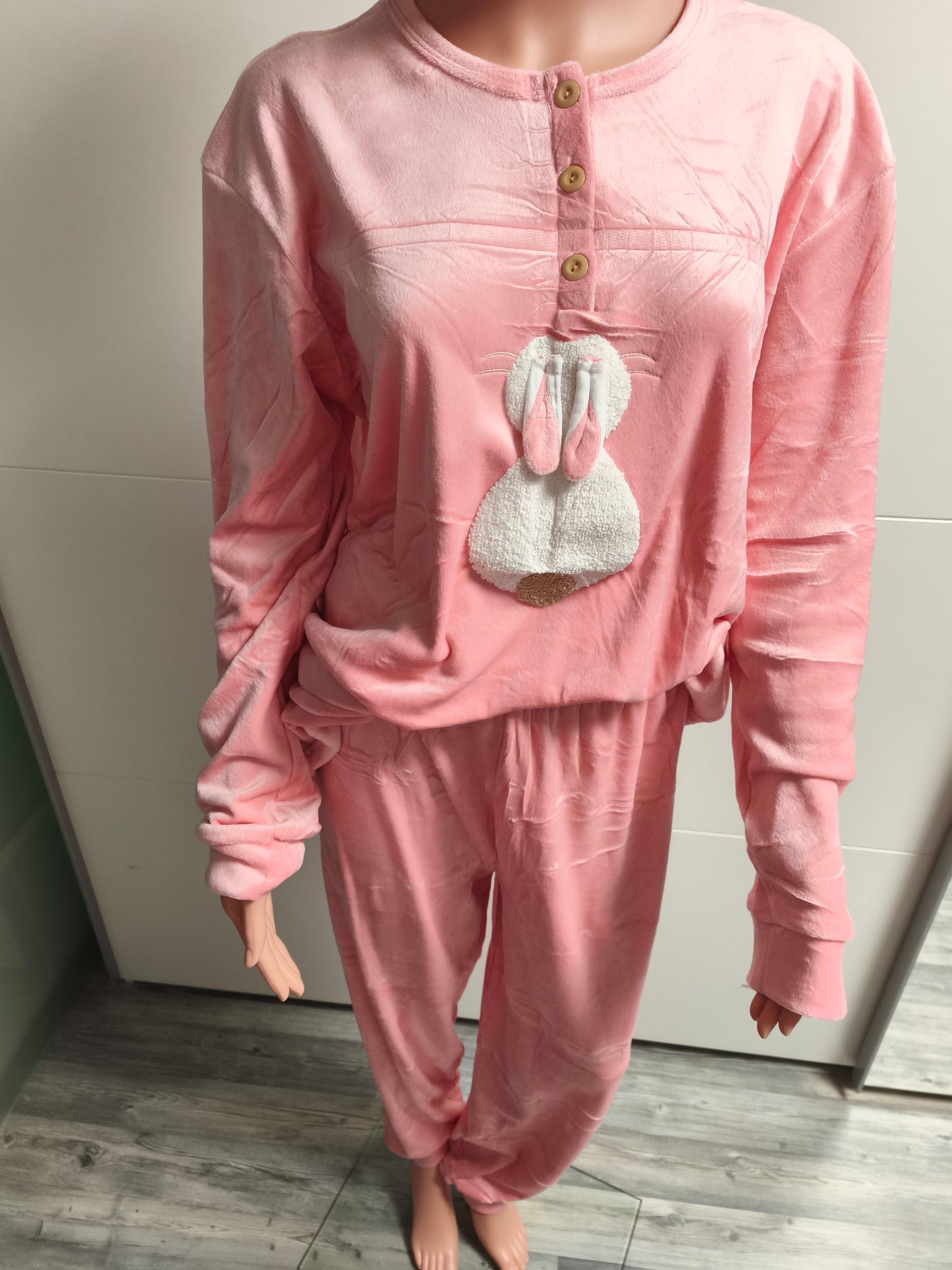 Samtweicher 2 Tlg. Schlaf/Haus Anzug