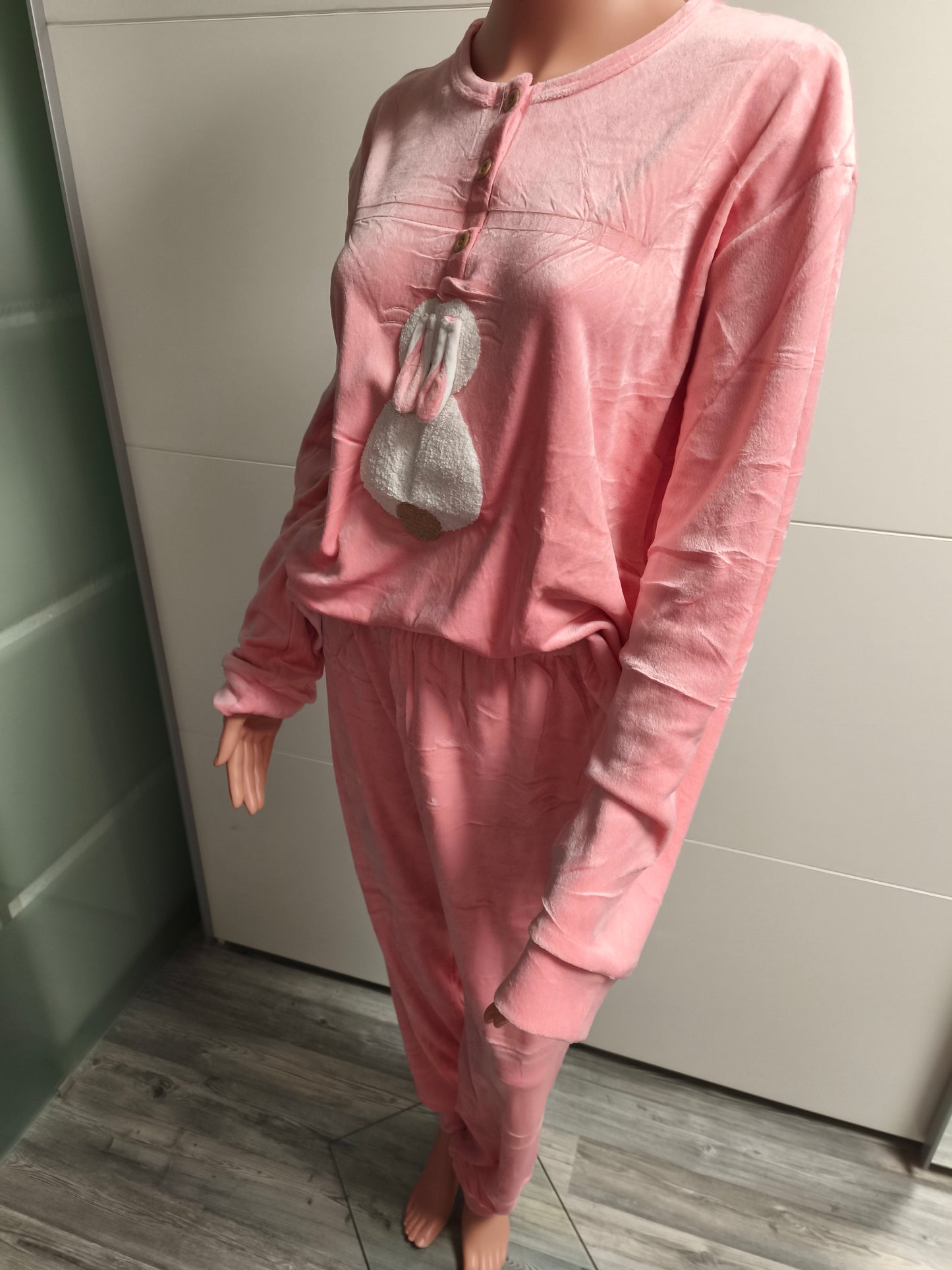 Samtweicher 2 Tlg. Schlaf/Haus Anzug